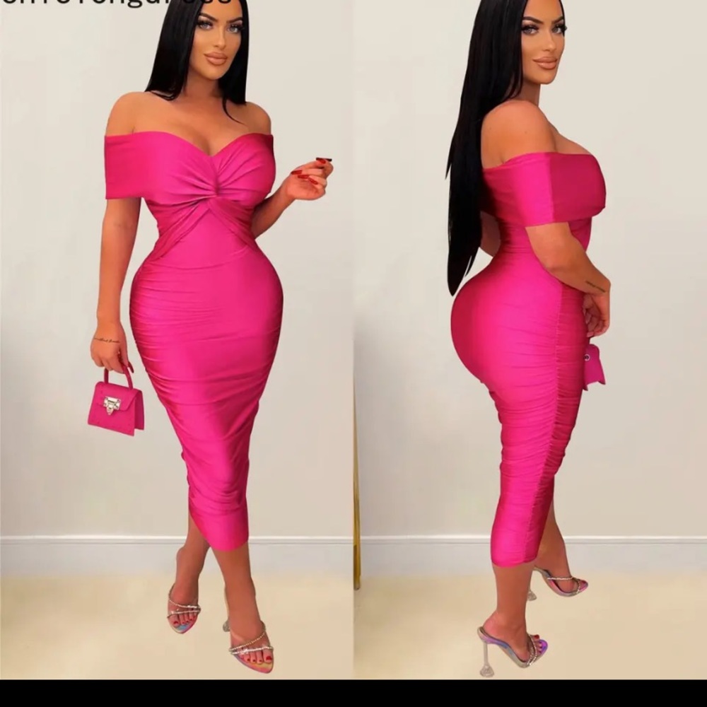 Off Shoulder Slim Dress Women